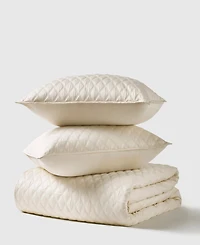 J Queen New York Premier Cotton Sateen 3-Pc. Quilt Set, Full/Queen