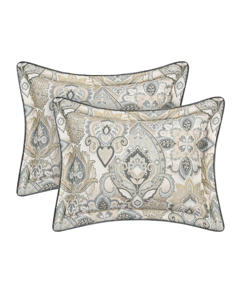 J Queen New York Annabelle Damask 4-Pc. Comforter Set