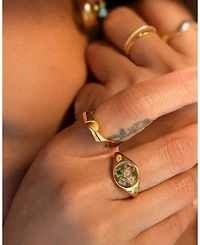 Zoe Lev Twist Ring