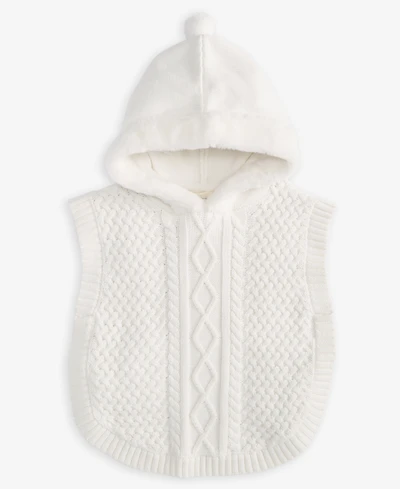 First Impressions Baby Girls Cable-Knit Poncho, Macy's Exclusive