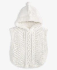 First Impressions Baby Girls Cable-Knit Poncho, Macy's Exclusive