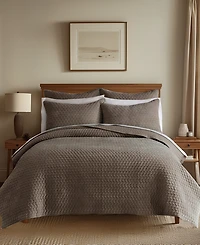 Levtex Velvet Stitch Reversible 3-Pc. Quilt Set, Full/Queen