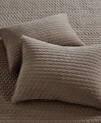 Levtex Velvet Stitch Reversible 3-Pc. Quilt Set, King/California King