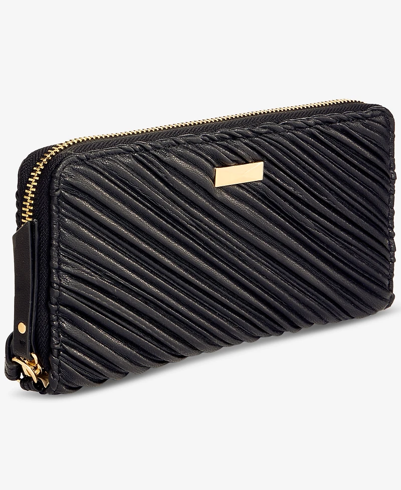 I.n.c. International Concepts Hazel Ruched Zip-Around Wallet, Macy's Exclusive