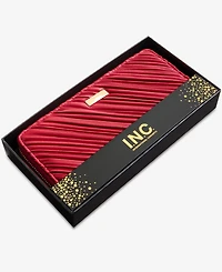 I.n.c. International Concepts Boxed Hazel Ruched Zip-Around Wallet, Macy's Exclusive