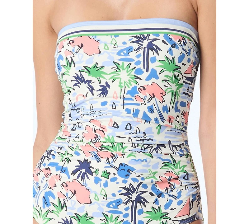 Kate Spade Women's Bandeau One-Piece Swimsuit