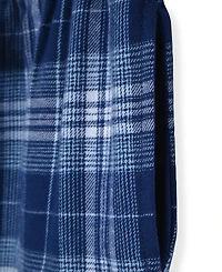 Max & Olivia Little and Big Boys 2-Piece Solid Top Plaid Jogger Pants Set