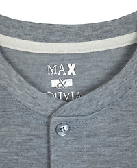 Max & Olivia Little and Big Boys 2-Piece Knit Top Jogger Pants Set
