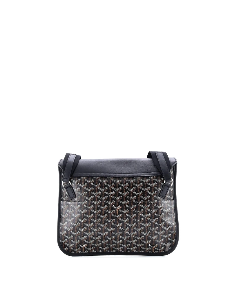 Pre-Owned Goyard Coursier Messenger Bag Coated Canvas and Leather