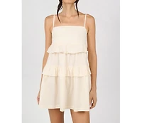 WeWoreWhat Women's Baby Doll Mini Dress