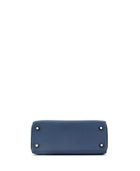 Pre-Owned Hermes Kelly 25 Handbag Blue Togo with Permabrass Hardware