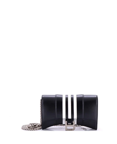 Pre-Owned Balenciaga x adidas Hourglass Chain Wallet Leather
