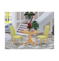 East West Furniture Dining Room Set Oak