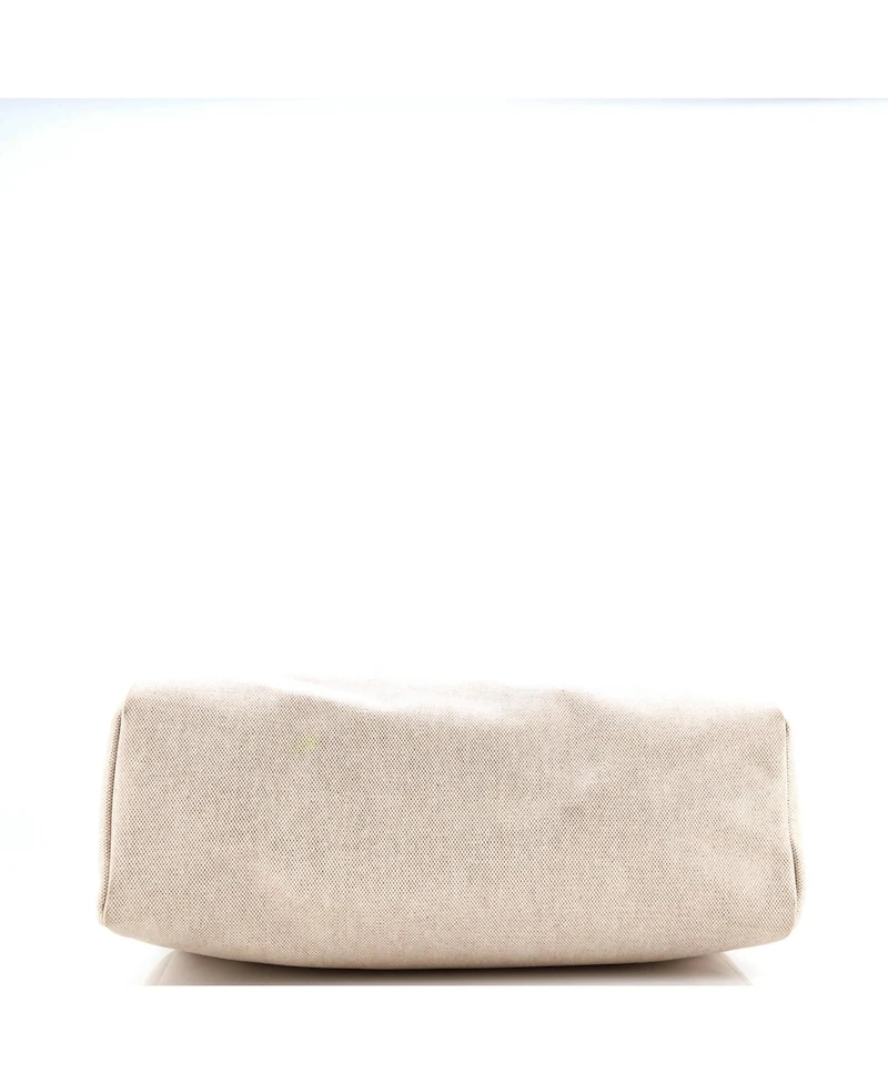 Pre-Owned Hermes Mm Herbag Toile and Leather