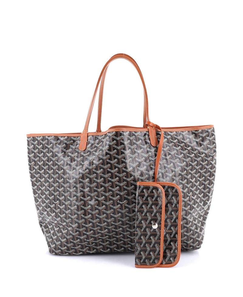 Pre-Owned Goyard Gm Saint Louis Tote Coated Canvas