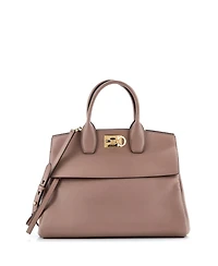 Pre-Owned Salvatore Ferragamo Medium Studio Satchel Leather