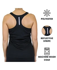 Galaxy By Harvic Women's Moisture Wicking Racerback Tanks