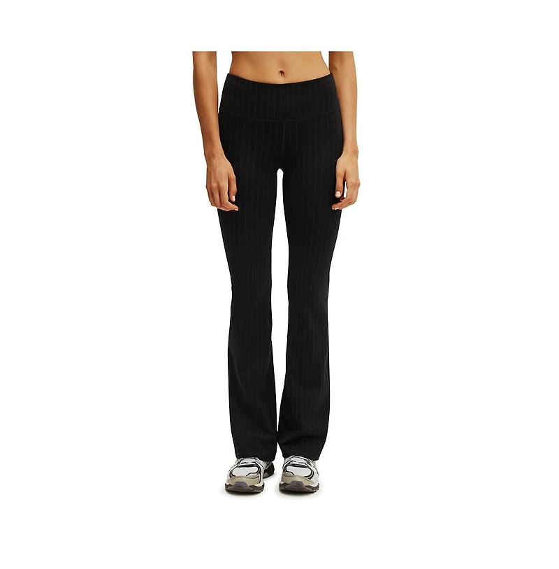 Cotton On Women's Active Pinstripe Flare