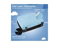 47 x 35.5 Inch Crash Pad Sensory Mat with Foam Blocks and Washable Cover