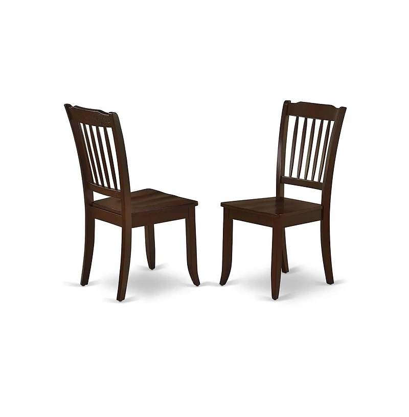 East West Furniture Dining Room Set Mahogany