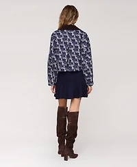 Avec Les Filles Women's Double-Breasted Boxy Jacket