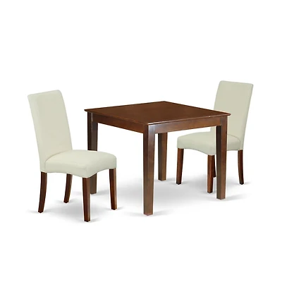 East West Furniture Dining Room Set Mahogany