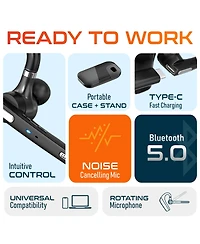 Delton 90X Wireless Bluetooth Earpiece with Noise Cancelling Microphone (DBTHEAD90X)