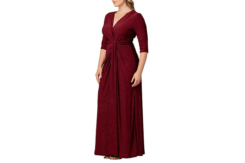 Kiyonna Women's Plus Romanced by Moonlight Long Gown