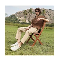 Campus Sutra Men's Crumple-Tactile Shirt