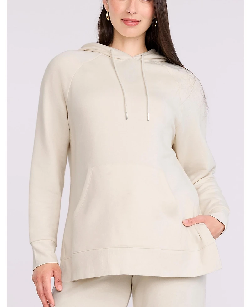 Motherhood Maternity Women's Relaxed Fit Tunic Hoodie