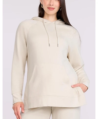 Motherhood Maternity Women's Relaxed Fit Tunic Hoodie