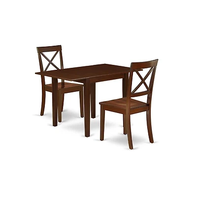 East West Furniture Dining Room Set Mahogany
