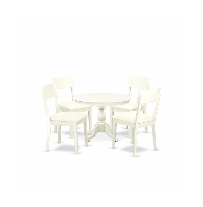 East West Furniture 5 Piece Dining Table Set
