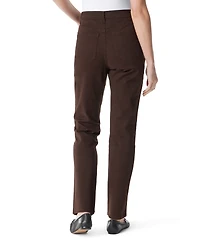 Gloria Vanderbilt Women's Amanda Colored Twill Straight-Leg Jeans
