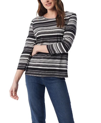 Gloria Vanderbilt Women's Amanda 3/4-Sleeve Knit Top