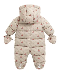 Guess Baby Kids Hooded Padded Pram Coverall