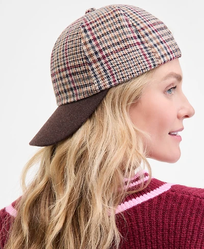 On 34th Plaid Baseball Cap, Macy's Exclusive