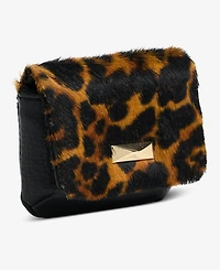 I.n.c. International Concepts Taylah Leopard Print Calf Hair Mini Bag, Macy's Exclusive