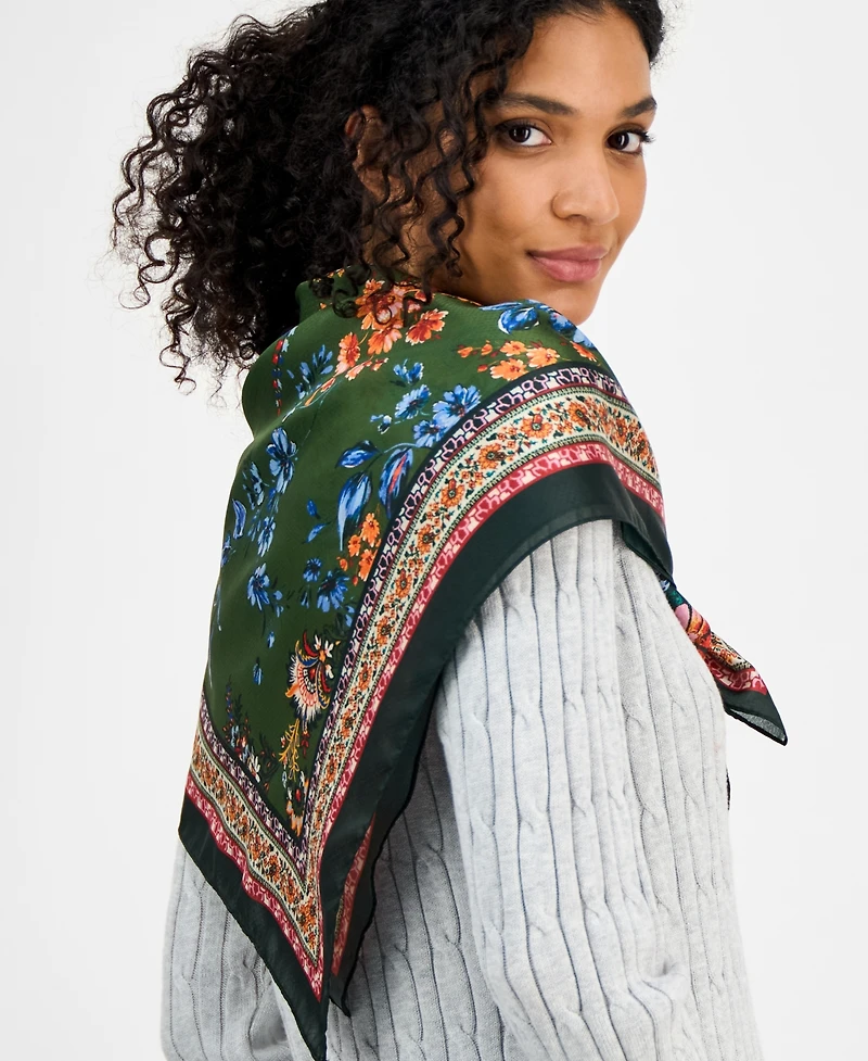 Giani Bernini Floral Square Scarf, Macy's Exclusive