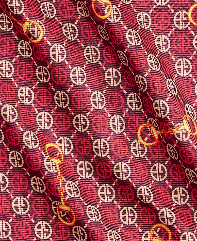 Giani Bernini Logo-Print Square Scarf, Macy's Exclusive