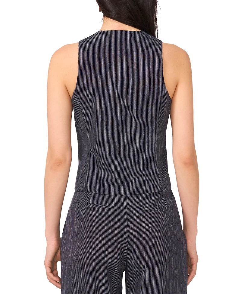 1.state Women's Sleeveless Striped Vest
