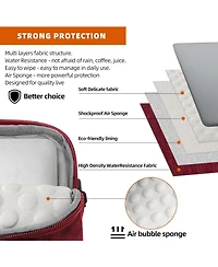 Slim 17.3 inch Laptop Bag Sleeve Carrying Case with Shoulder Strap