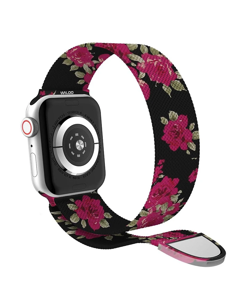 Waloo Floral Magnetic Mesh Replacement Band for Apple Watch