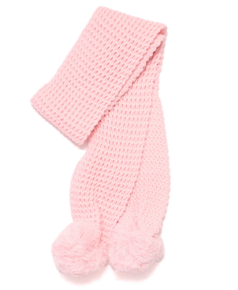 InMocean Big Girls 3-Piece Color Block Rainbow Sugar Sweetheart Snuggle Beanie, Scarf and Gloves Set