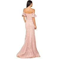 Lara Lace, Off Shoulder Mermaid Gown