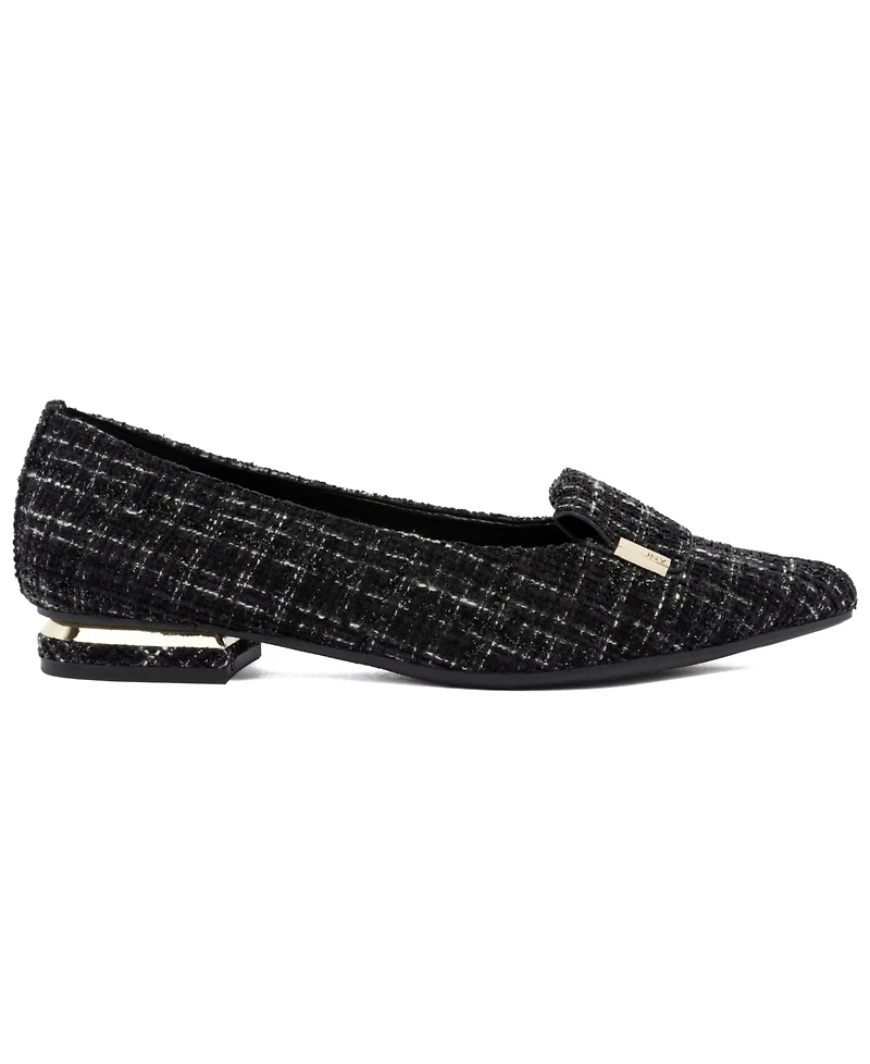 Jones New York Women's Quesheen Pointed Toe Tailored Loafers