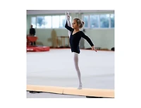 7 Feet Folding Balance Beam with Removable Suede Cover and Non-Slip Bottom