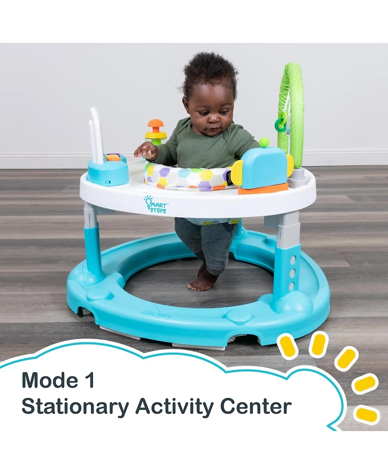 Baby Trend Baby Smart Steps Bounce N Dance 4-in-1 Activity Center Walker - Harmony Fun