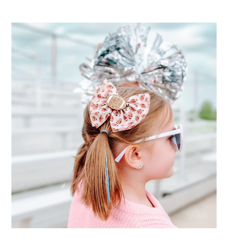 Sweet Wink Child Girl's Football Cutie Tulle Bow Headband