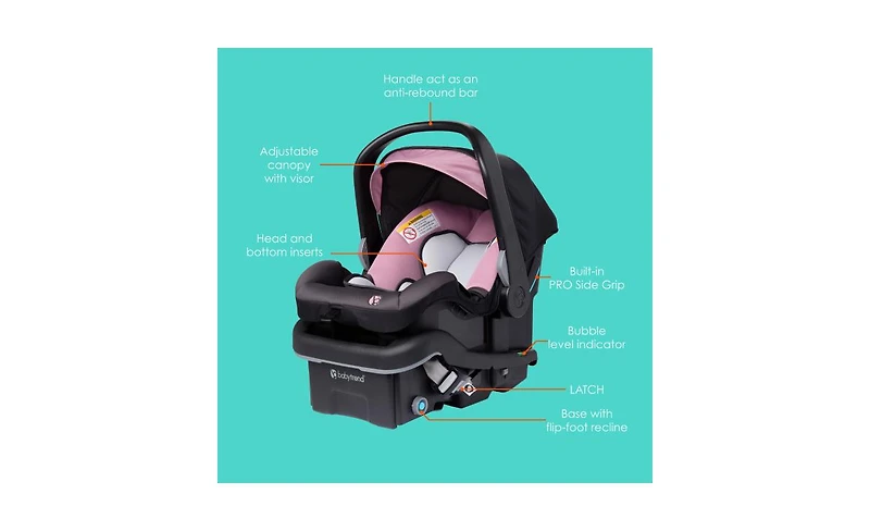 Baby Trend Ez-Lift Pro Car Seat - Dash Rose